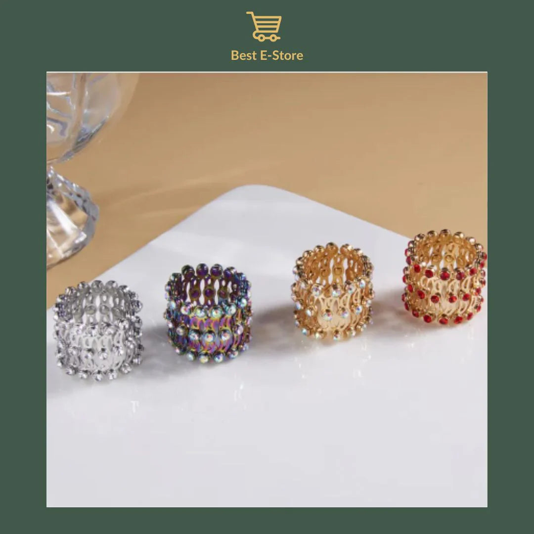 💍 2v1 Zapestnica + Prstan – Blešči CZ Diamanti + Nastavljiv Kroj! ✨