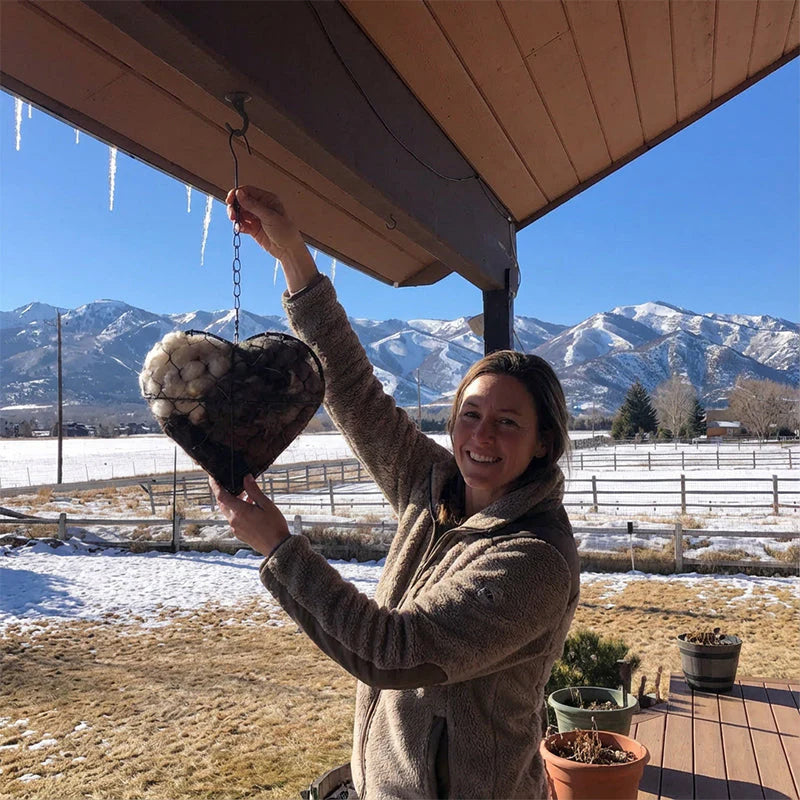 ❤️ Srce gnezdo za ptice v vrtu – lepota & pomoč naravi zdaj! 😍