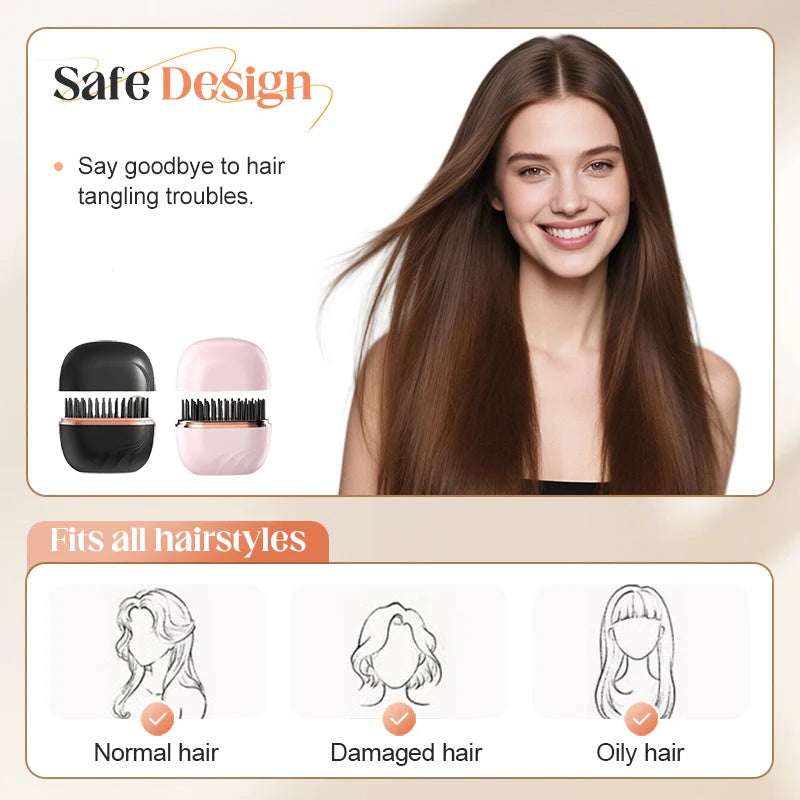 【⚡Svoj videz oblikujte kadarkoli in kjerkoli z lahkoto!】Mini brezžični likalnik las