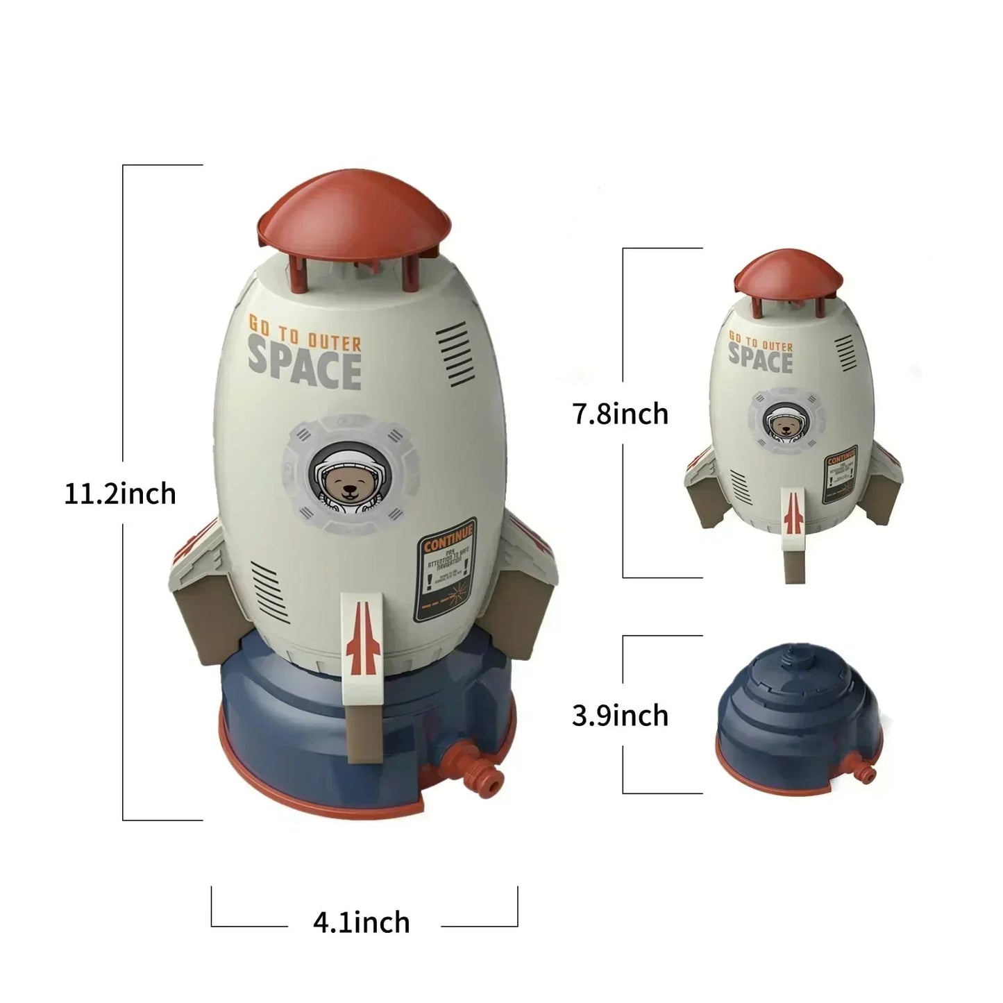 🎁 Najbolj vroča raketa z razpršilno glavo leta 2026 – najboljša poletna vodna igra za otroke!