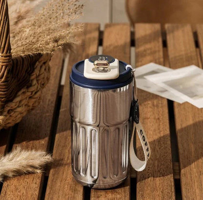 【🌡️ ☕ Uživajte v kavi pri vaši popolni temperaturi z lahkoto!】Vrček za kavo s prikazom temperature