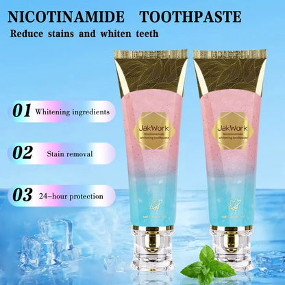 （🔥Kupite 1, dobite 1 gratis🔥）Set zobne paste za beljenje z niacinamidom