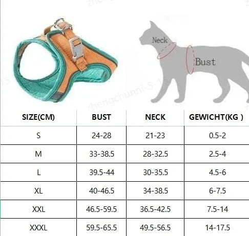 🐱 Mačji Oprsnik In Povodec – Varnost In Udobje Za Vaše Ljubljenčke! 🚶