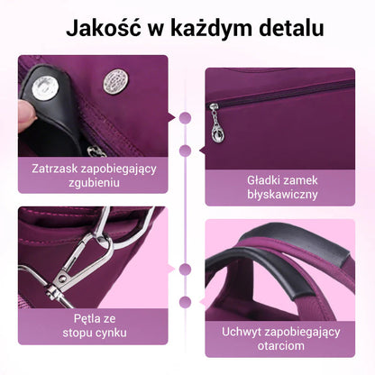 ✨ Antykradzieżowa Torba z 10 Kieszeniami – Lekka in Modna za Vsakdanjo Uporabo! ✨