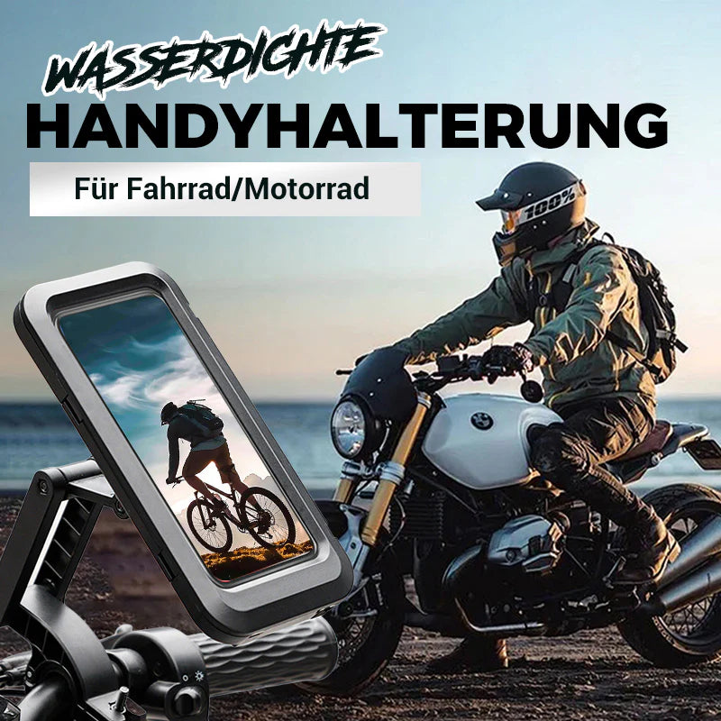 【🚲 Je odlična izbira za navigacijo, fotografiranje ali snemanje videoposnetkov med potovanjem!】Univerzalno vodoodporno držalo za mobilni telefon za kolesa in motorna kolesa