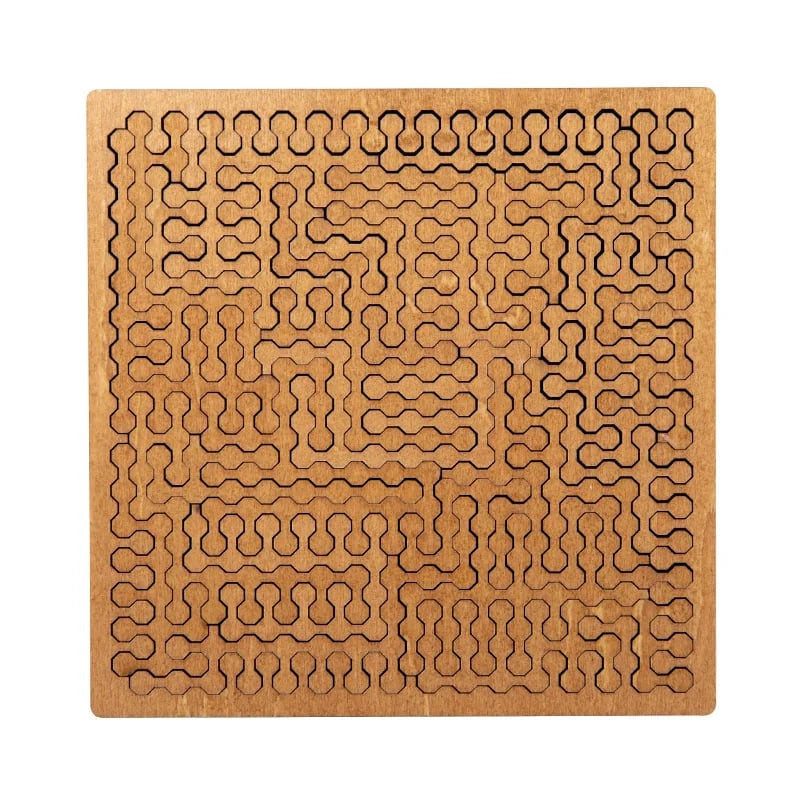 ✨ Lesena sestavljanka Hilbert Curve – izzivljujoča, kvalitetna in edinstvena za zabavo z smislom! ✨