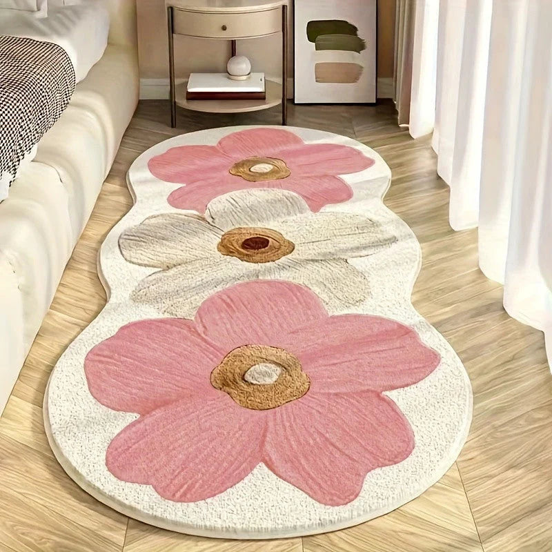 🌼 Mehka Preproga Z Cvetličnim Vzorcem – Udobje In Varnost Za Vaš Dom! 🧶