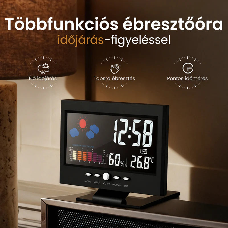 🌡️ Večni koledar Barvni zaslon – Ura za temperaturo in vlažnost! 📅