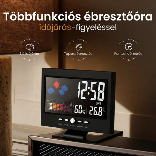 🌡️ Večni koledar Barvni zaslon – Ura za temperaturo in vlažnost! 📅