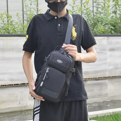 【💪🏻Najboljši pomočnik, ko greste ven】Nastavljiva torba za čez prsi iz blaga Oxford