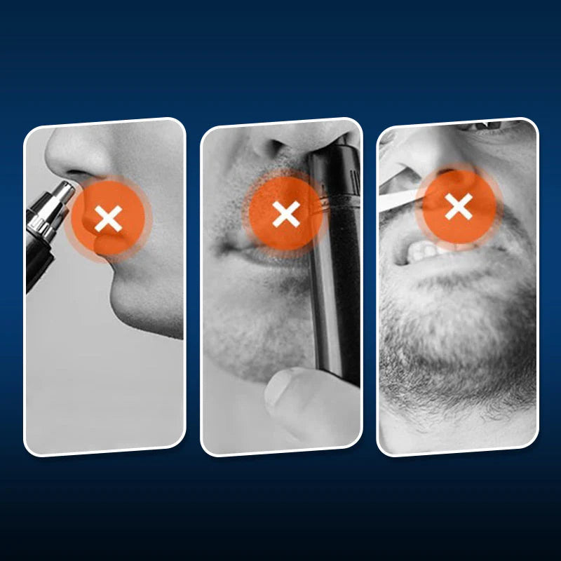 ✂️ Mini električni večnamenski strižnik za nosne dlake – Domača Nega Za Redčenje Dlak! 🧩