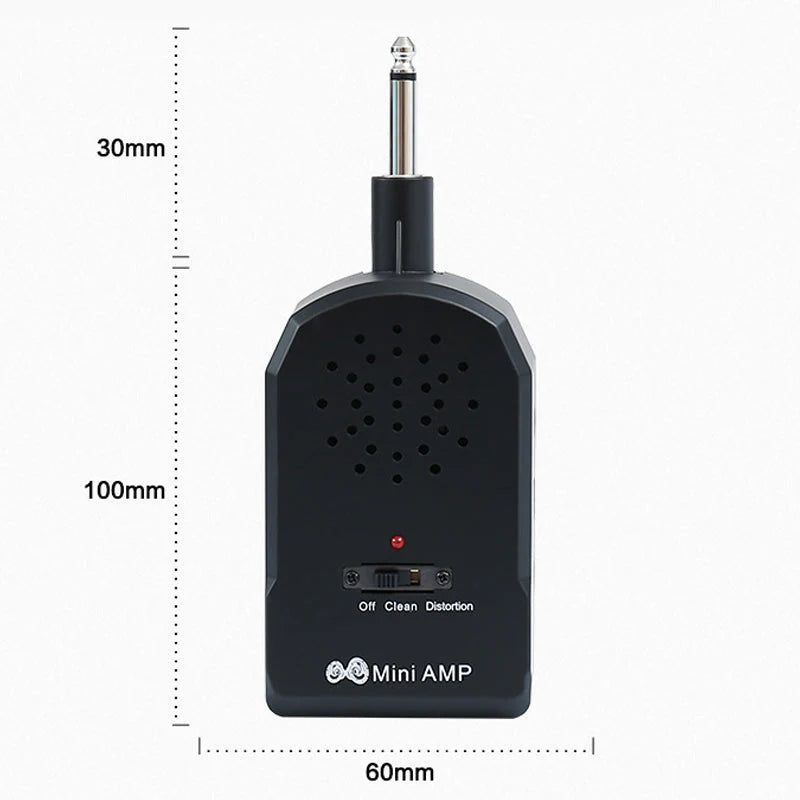 【🎶 Pripravljeno za uporabo kadarkoli in kjerkoli, takoj iz škatle!】Komplet mini prenosnega ojačevalnika za električno kitaro
