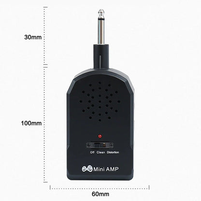 【🎶 Pripravljeno za uporabo kadarkoli in kjerkoli, takoj iz škatle!】Komplet mini prenosnega ojačevalnika za električno kitaro
