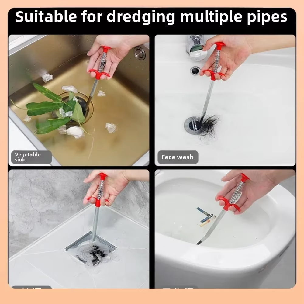 🪠🔧Kremčasti odtočni filter s štirikrakim orodjem za ekstrakcijo