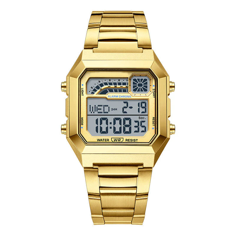 ⌚ Digitalna kvadratna unisex ura z osvetlitvijo – Jasno ponoči & odporna vsak dan! ✨