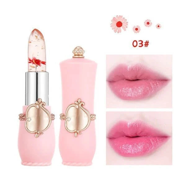Šminka za ustnice Crystal Jelly Flower, ki spreminja barvo