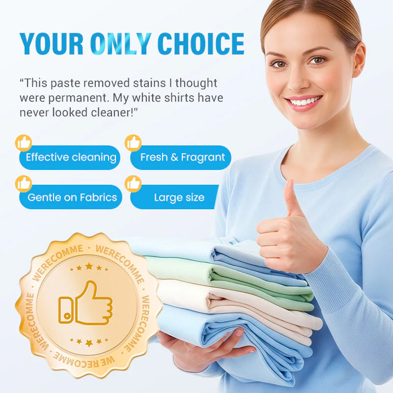 ✨ Globinsko čiščenje + nežna nega: Pasta za vse oblačila in vse težave!