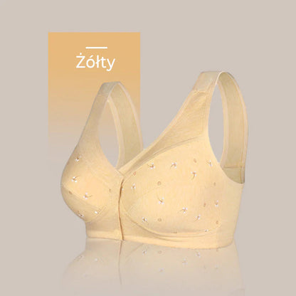 【🎁Drugi kos gratis】Modrček z zapenjanjem spredaj