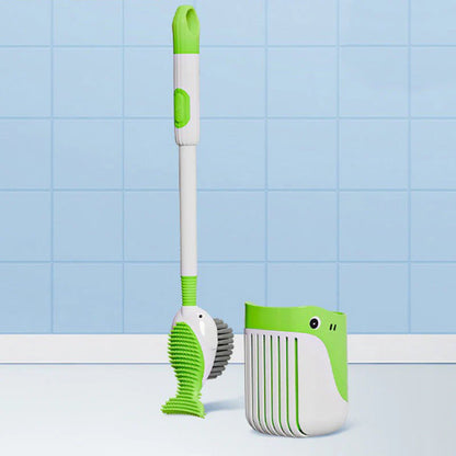 🔥✨ Falra szerelhető tapadókorongos WC tisztítókefe készlet 🏡