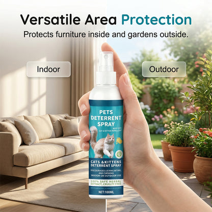 🌿🐾 Gyógynövényes macska-riasztó spray – Védi a bútorokat és növényeket biztonságosan! ✨