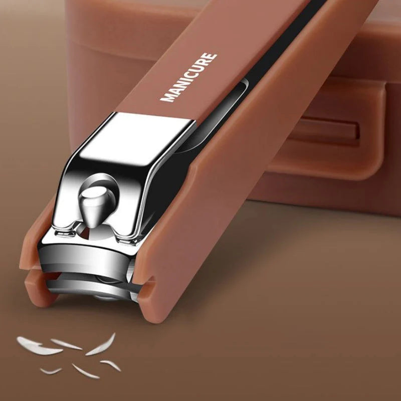 【✂️ Vsa orodja, ki jih potrebujete, v eni škatli!】Prenosni 7-delni komplet za manikuro s ščipalcem za nohte