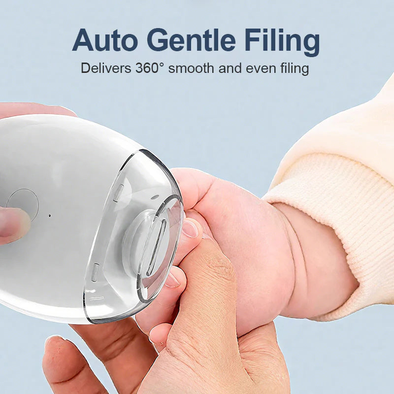 💅 Univerzalni brusilnik za nohtov: 3 hitrosti + LED svetloba – varno za celo družino!