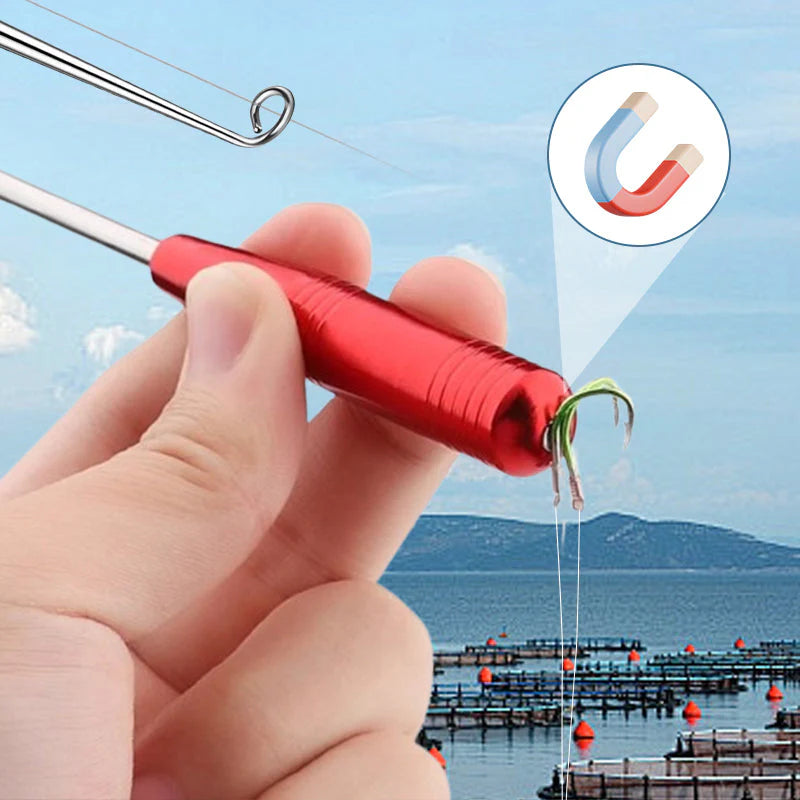 【🔥Drugi kos brezplačen】Odstranjevalec kovinskih ribiških trnkov s prozorno cevjo za shranjevanje