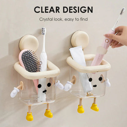 【🎁Več ko kupite, več popustov dobite】Škatla za shranjevanje v kopalnici s priseskom