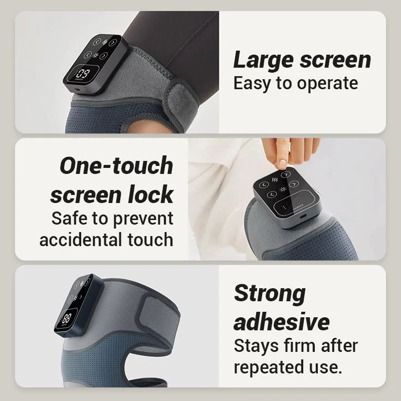 🩹 Ogrevan masažer za kolena – toplotna terapija + vibracijska masaža za eno ceno! 🩹