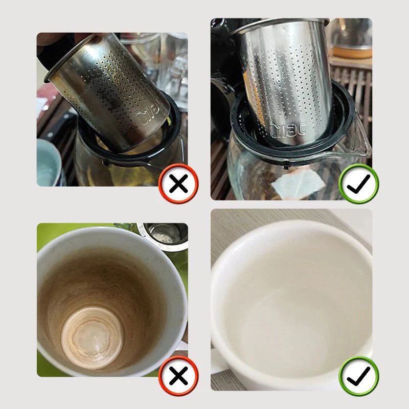 【🎁 Čím viac nakúpite, tým viac zliav získate】Univerzalne šumeče tablete za čiščenje madežev čaja