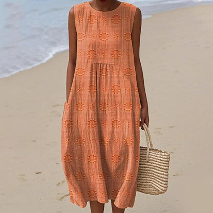 Ženska obleka brez rokavov