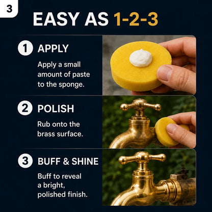 ✨ Pasta za poliranje medeninastih vrtnih ventilov!