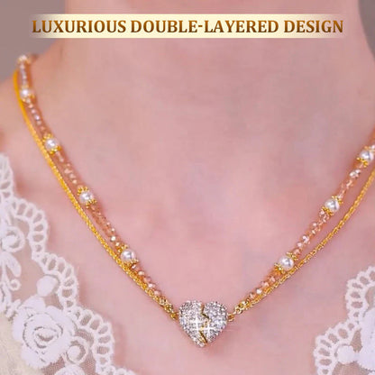 ❤️ Magnetna Ogrlica Srca – Simbol Miłości + Eleganca! 💫