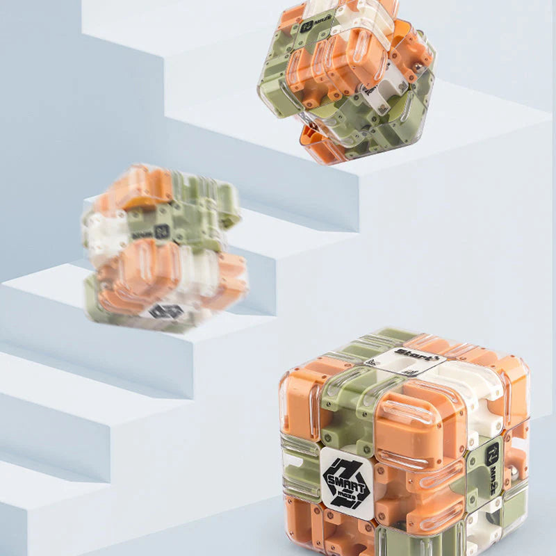 【✍🏻 ki spodbuja koncentracijo in prostorsko zaznavanje】Zabavna 3D kockasta sestavljanka labirint