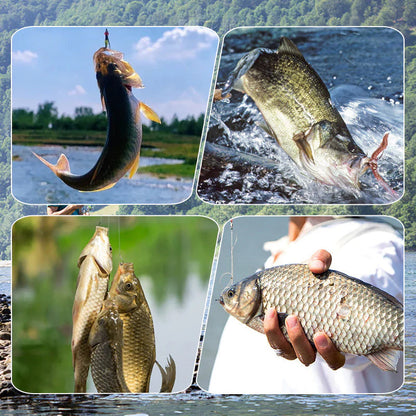 【🔥Drugi kos brezplačen】Odstranjevalec kovinskih ribiških trnkov s prozorno cevjo za shranjevanje