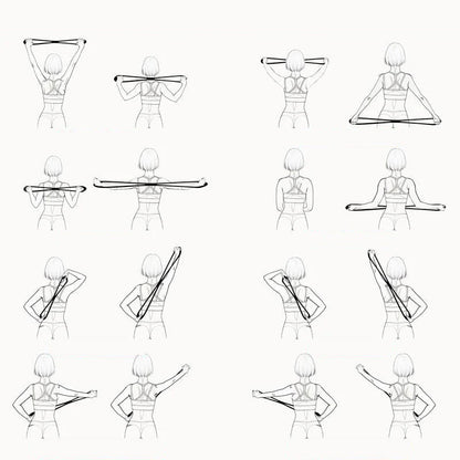 🔥 Uporni Trakovi Za Fitnes – Toniranje In Izboljšanje Držanja Brez Grenijev! 🧘