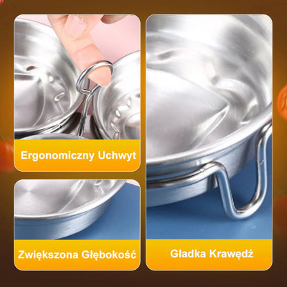 Kuhalnik za jajca iz nerjavečega jekla 304