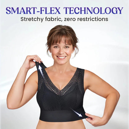 【1+1 brezplačno】Čipkasta brezšivna zračna majica z V-izrezom