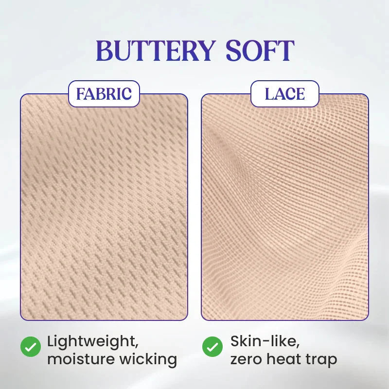 【1+1 brezplačno】Čipkasta brezšivna zračna majica z V-izrezom