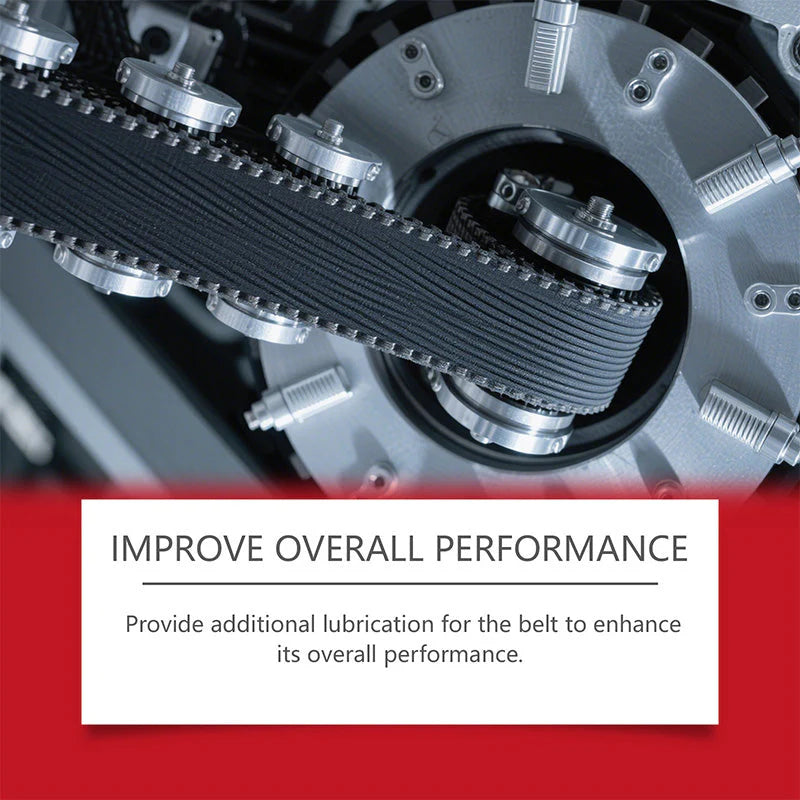 🔇💪Mazivo za jermen in sprej za zmanjšanje hrupa – podaljšajte življenjsko dobo jermena, odpravite škripanje in zaščitite motor