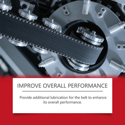🔇💪Mazivo za jermen in sprej za zmanjšanje hrupa – podaljšajte življenjsko dobo jermena, odpravite škripanje in zaščitite motor