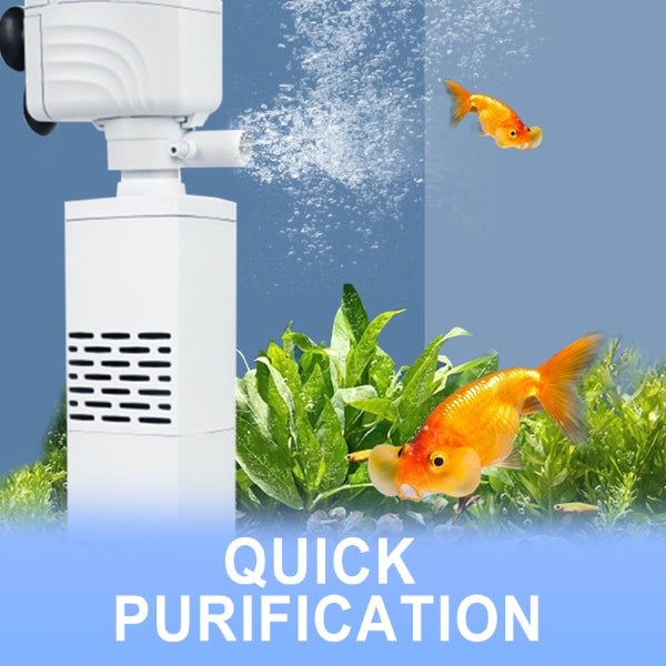 🌊 Tihi filter za akvarij 3 v 1 – čista voda brez hrupa! 🐠