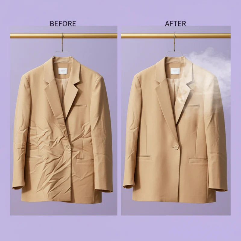 ✨ Prenosni Parni Likalnik – 20s Ogrevanje + Vse Tkanine + Kompaktno! 👕