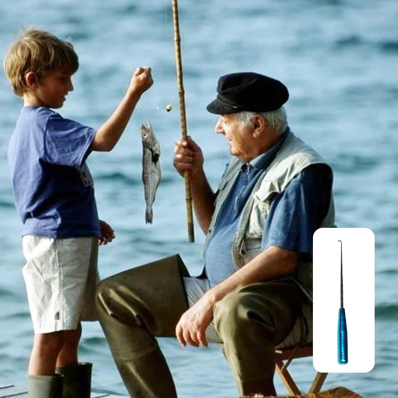 【🔥Drugi kos brezplačen】Odstranjevalec kovinskih ribiških trnkov s prozorno cevjo za shranjevanje