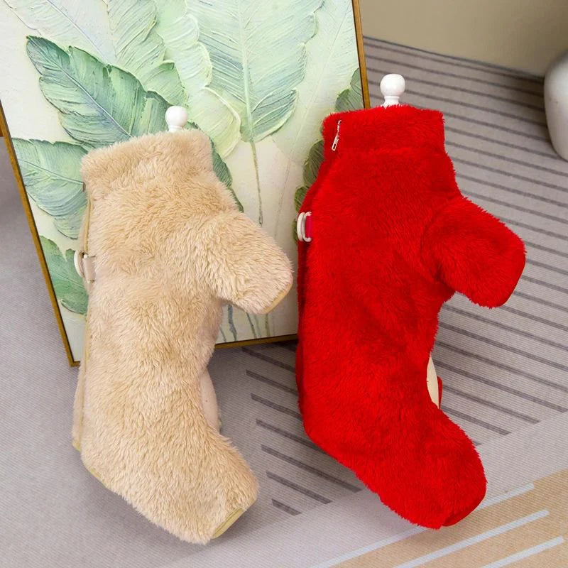 🐶🐶Zimski pasji plašč z zadrgo na hrbtu