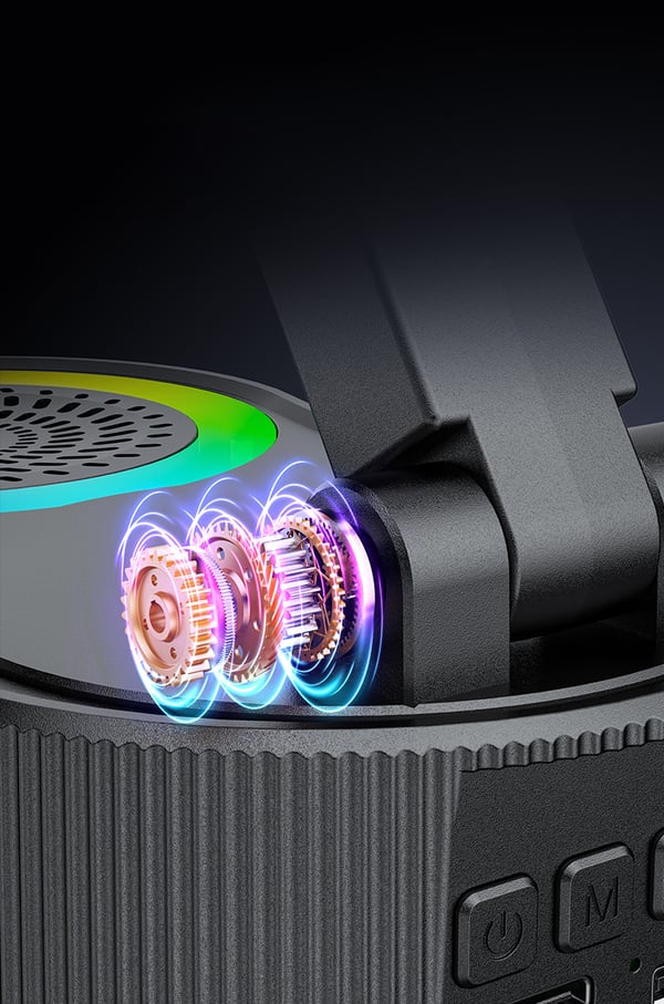 ⚡2025 Nadgrajeno stojalo za mobilni telefon z indukcijskim zvočnikom/prenosno baterijo/atmosfersko lučko