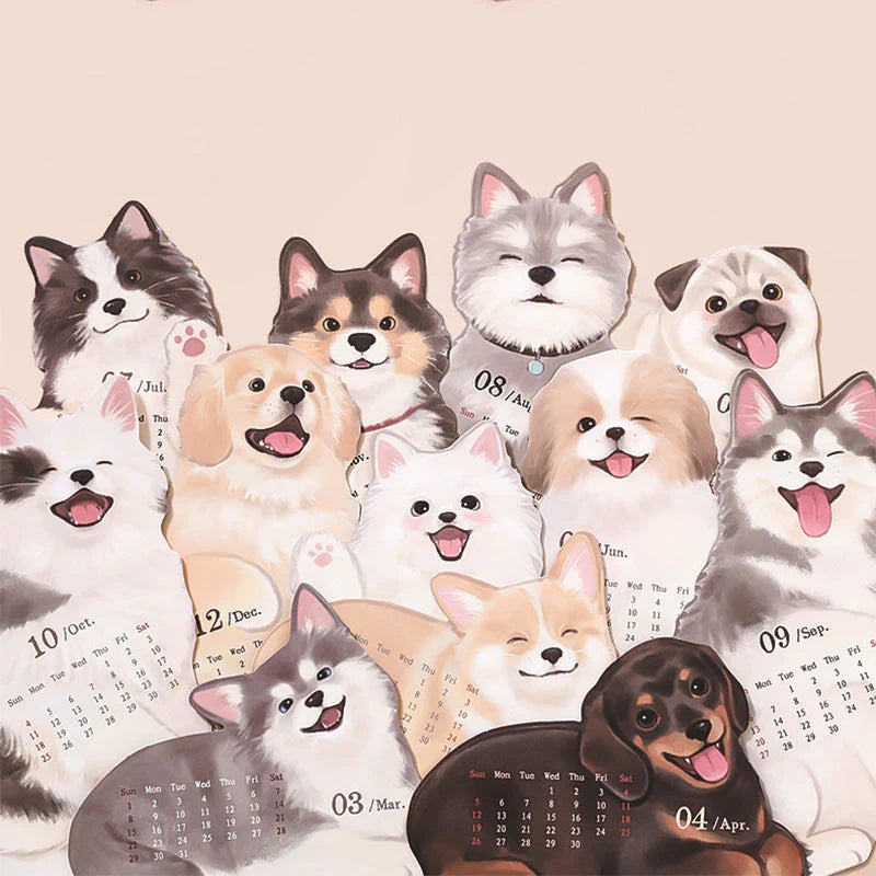 🎉 3D Koledar 2026 – Ljubki Hišni Ljubljenčki + Praktičnost! 📅