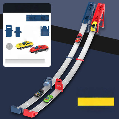 🚗 Otroški komplet dvojnih izstrelkov - brez baterij, s prijaznim tekmovanjem!