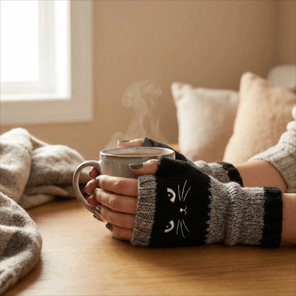 🌟 Rokavice Brez Prstov – Tople, Modne in Praktične! 🧶