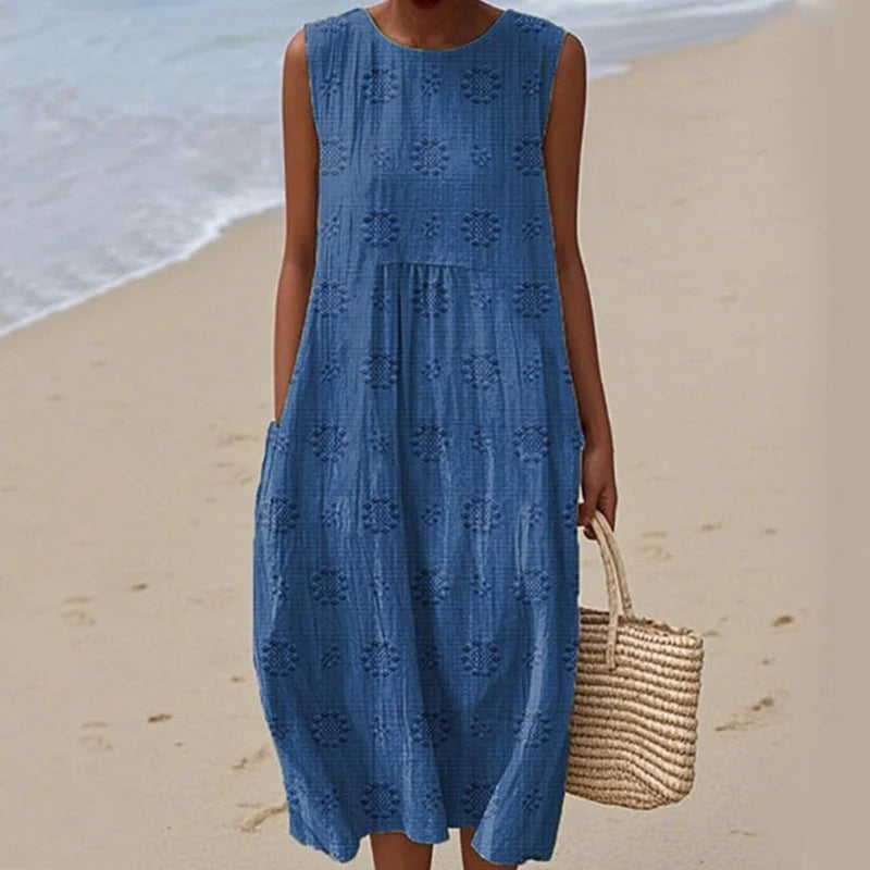 Ženska obleka brez rokavov